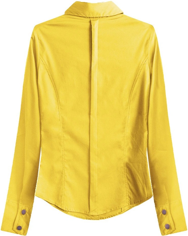 BAWEŁNIANA KOSZULA ŻÓŁTA (1015)