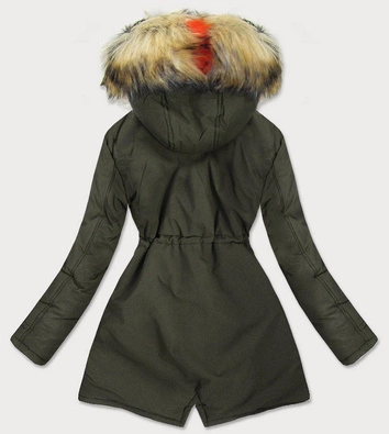 DAMSKA KURTKA ZIMOWA KHAKI (2010-1)