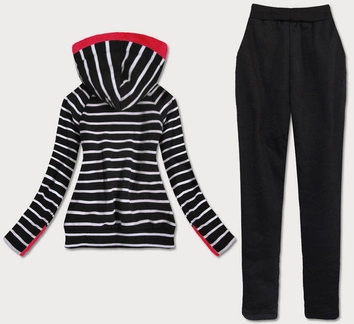 DRES DAMSKI W PASKI CZARNY (AMG739A)