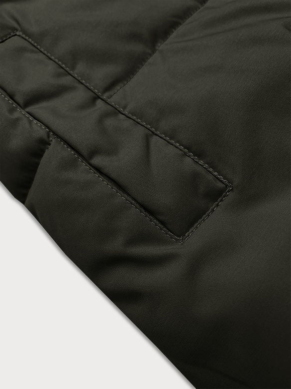 Dwustronna kamizelka damska baranek J Style army (16M9166-136)