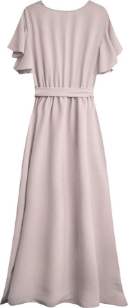 SUKIENKA MAXI Z KOPERTOWYM DEKOLTEM ANTYCZNY RÓŻ (360ART)