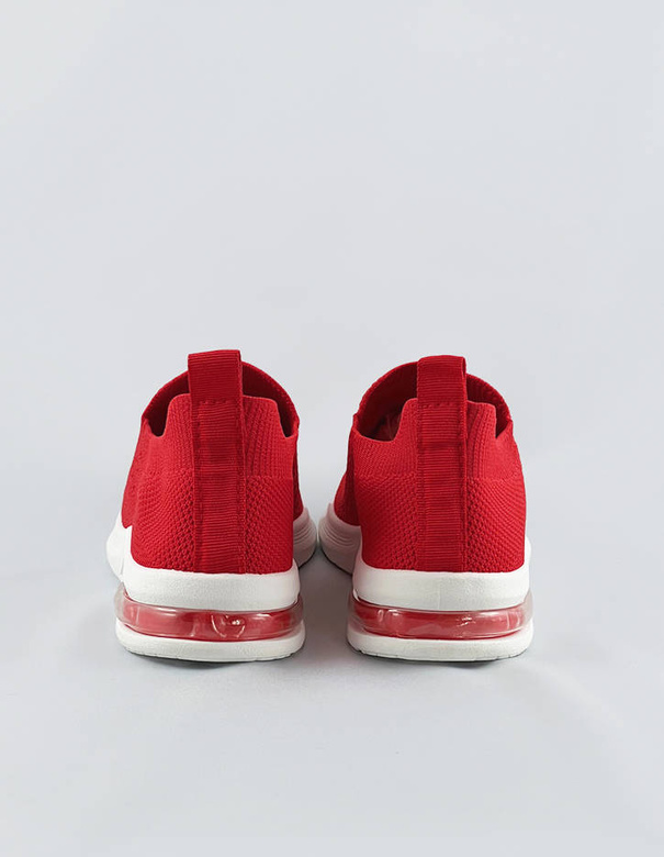 Wsuwane sportowe buty damskie czerwone (ldh886)
