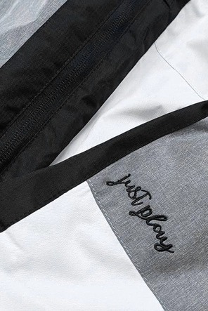 DAMSKA KURTKA ZIMOWA NARCIARSKA CZARNO-BIAŁA (B2359)