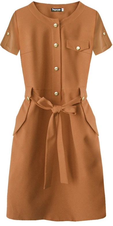 OŁÓWKOWA SUKIENKA RUDA (309ART)