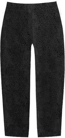 BŁYSZCZĄCE LEGGINSY W ZWIERZĘCY WZÓR CZARNE (332ART)