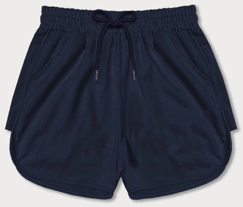 Sportowe spodenki damskie ciemny granat (8K951-25)