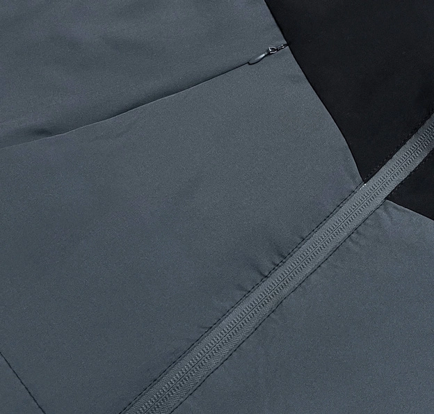 CIENKA BLUZA Z KAPTUREM CZARNA (HM096-01)