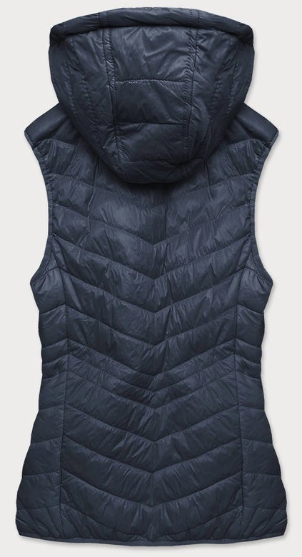 PIKOWANA KAMIZELKA DAMSKA GRANATOWA (6307)