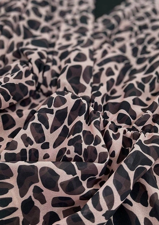 WZORZYSTA SUKIENKA KOPERTOWA RÓŻOWA (673/2ART)