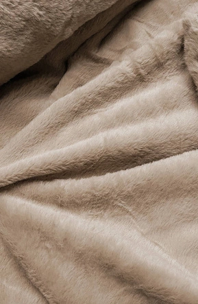 Zimowa parka damska na futerku czarna (can-579big)