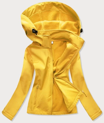 DAMSKA KURTKA-BLUZA TREKKINGOWA ŻÓŁTA (HH018-26)