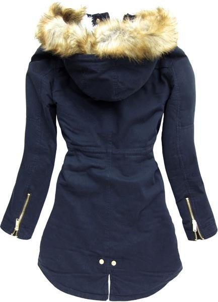 PARKA ZIMOWA GRANATOWA (7595/2)