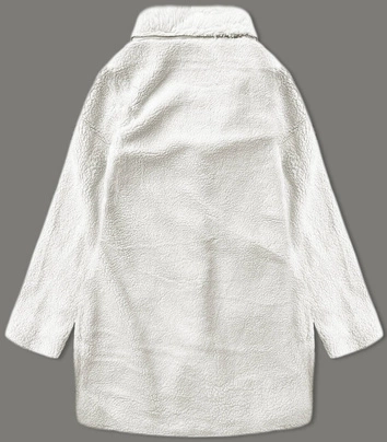 Kurtka damska typu baranek J Style ecru (5M3239-281)