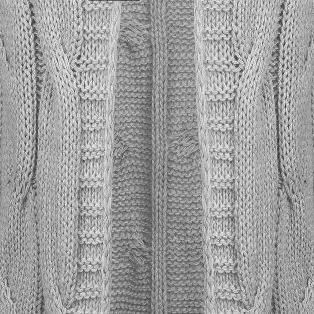 SWETER O GRUBYM SPLOCIE JASNOSZARY (115ART)