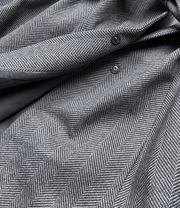 ROZKLOSZOWANA KURTKA DAMSKA SZARA JODEŁKA (2726)