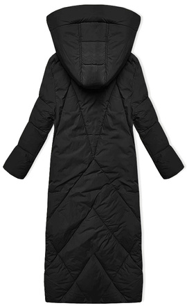 Zimowa kurtka damska do kolan J Style czarna (5M3232-392)