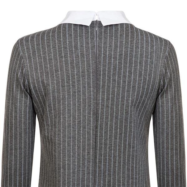 SUKIENKA Z KOŁNIERZEM I NASZYJNIKIEM GRAFITOWA (9339)