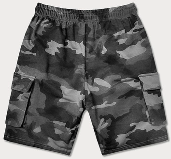 Męskie spodenki moro jasne szare (8K282-2)