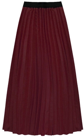 PLISOWANA SPÓDNICA MAXI BORDOWA (135ART)
