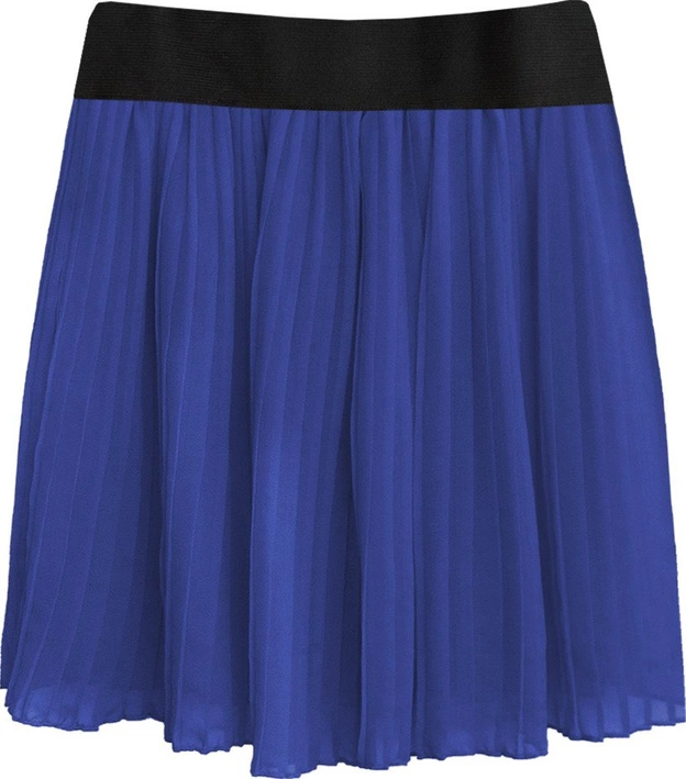 PLISOWANA SPÓDNICA MINI CHABROWA (9228/5)