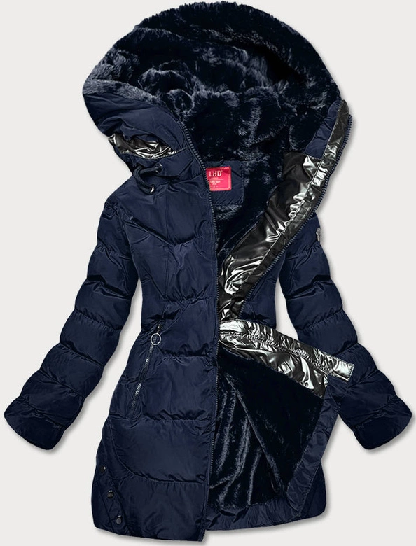 WODOODPORNA ZIMOWA KURTKA DAMSKA GRANATOWA (M-231)