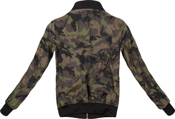 DWUSTRONNA KURTKA BOMBER CZARNA (XM518X)