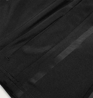 Bluza damska z niską stójką czarna (hh020-01)