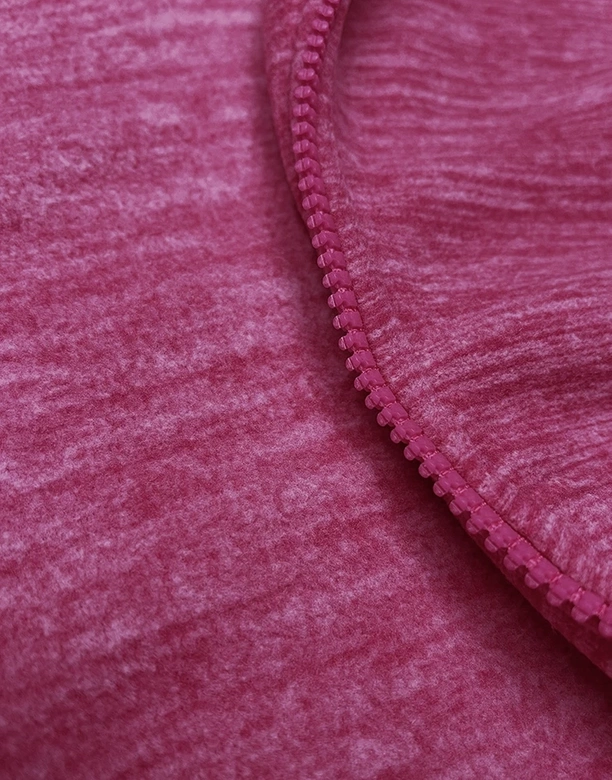 Rozpinana bluza polarowa różowy melanż (2310)