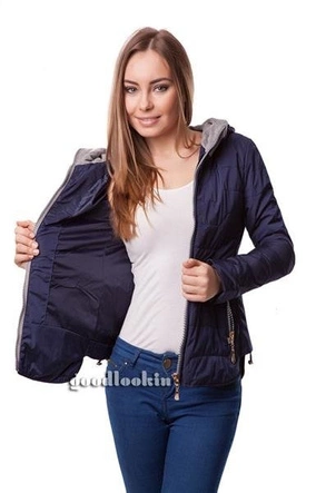 GRANATOWA KURTKA BH FOREVER (1502)