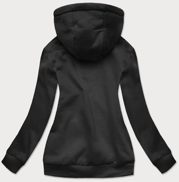Damska bluza dresowa czarna (w02-3)