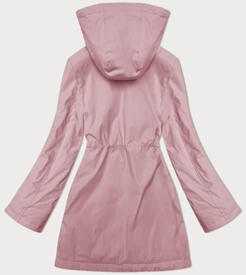 Cienka kurtka z kapturem S'West różowa (B8236-81)