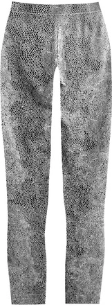 BŁYSZCZĄCE LEGGINSY W ZWIERZĘCY WZÓR CZARNO-SZARE (325ART)