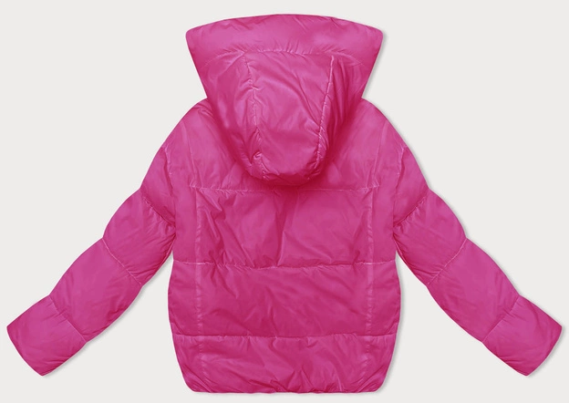 Sportowa kurtka damska neonowy róż (3096)