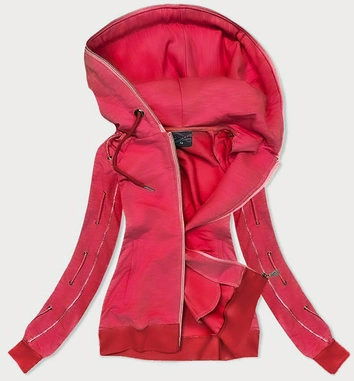 BLUZA DAMSKA SPORTOWA KORALOWA (58090)