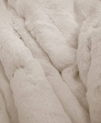 DAMSKA PARKA ZIMOWA NA MISIU GRANAT/BEŻ (W378)