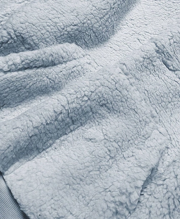 Ciepły komplet dresowy damski miś błękitny (YP-1104)