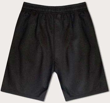 Krótkie spodenki męskie czarne (8K933-3)