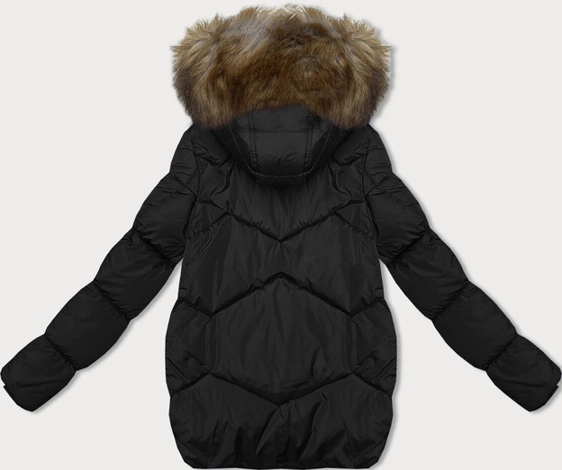 Przejściowa kurtka z kapturem czarna (LHD-23002)