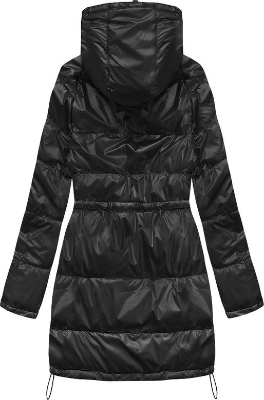 Dwustronna zimowa damska kurtka czarna (1908)