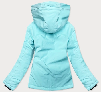 DAMSKA KURTKA ZIMOWA NARCIARSKA JASNONIEBIESKA (HH012-41)