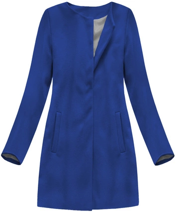 MINIMALISTYCZNY PŁASZCZ CHABROWY (172/1ART)