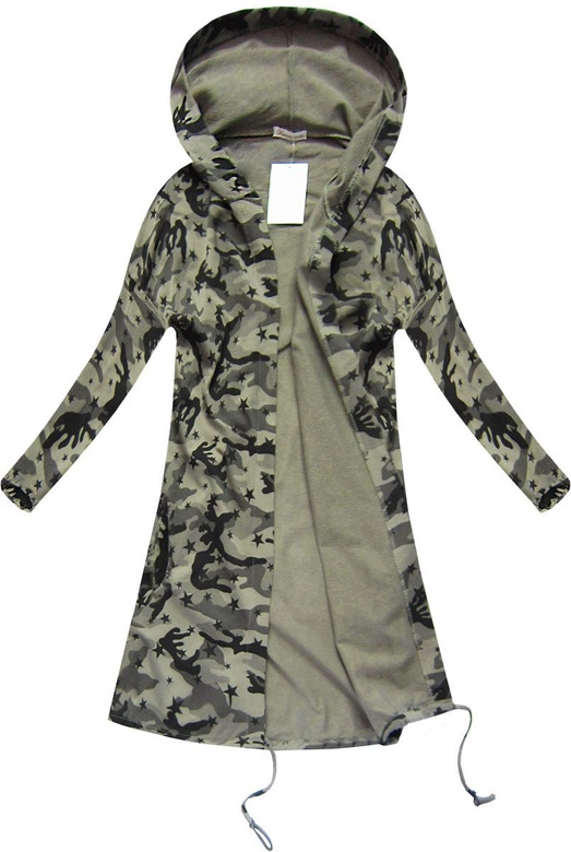 BAWEŁNIANA NARZUTKA W MORO KHAKI (ART16)