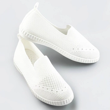 Ażurowe tenisówki białe (xa105)