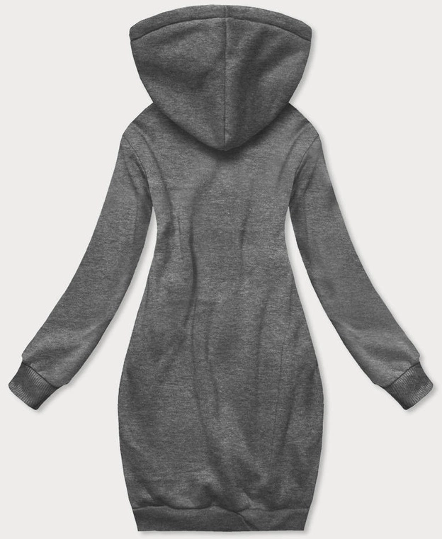 Długa bluza dresowa ciemnoszara (YS10005-5)