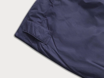 Kurtka zimowa damska z kapturem granatowa (5M733-215)