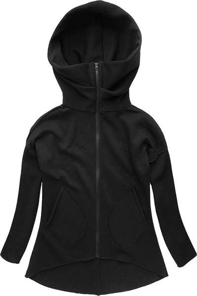 BLUZA Z KOMINEM/KAPTUREM CZARNA (BL28)