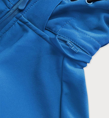 DAMSKA KURTKA-BLUZA TREKKINGOWA NIEBIESKA (HH018-9)
