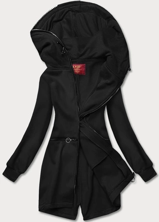 Taliowana bluza damska czarna (AMG-17)