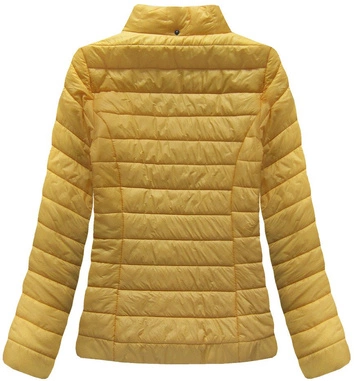 KRÓTKA PIKOWANA KURTKA ŻÓŁTA (262ART)