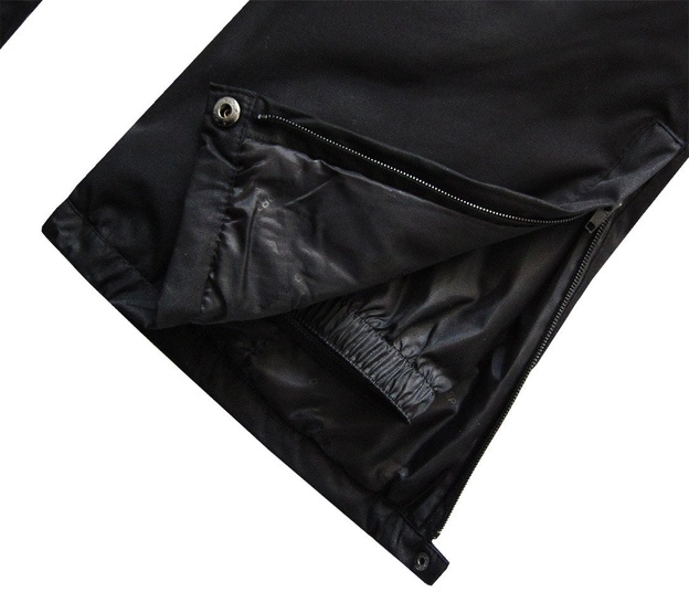 SPODNIE NARCIARSKIE CZARNO-RÓŻOWE (QS189)